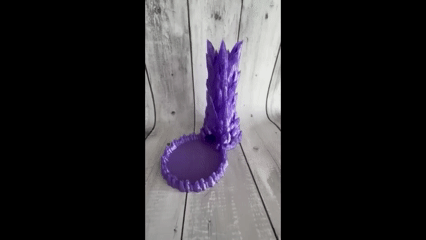 Crystal-Style 3D Printed Dice Tower – Silk PLA, Icy Effect, RPG & DnD Accessory